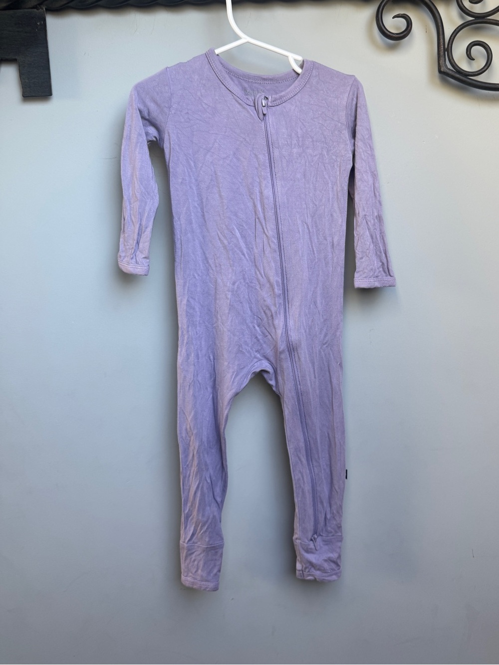 Kyte Soft Lavender Zip-Front Kids One-Piece